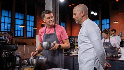 Thomas Helmer und Juror Christian Hümbs - die Promis werden immer besser