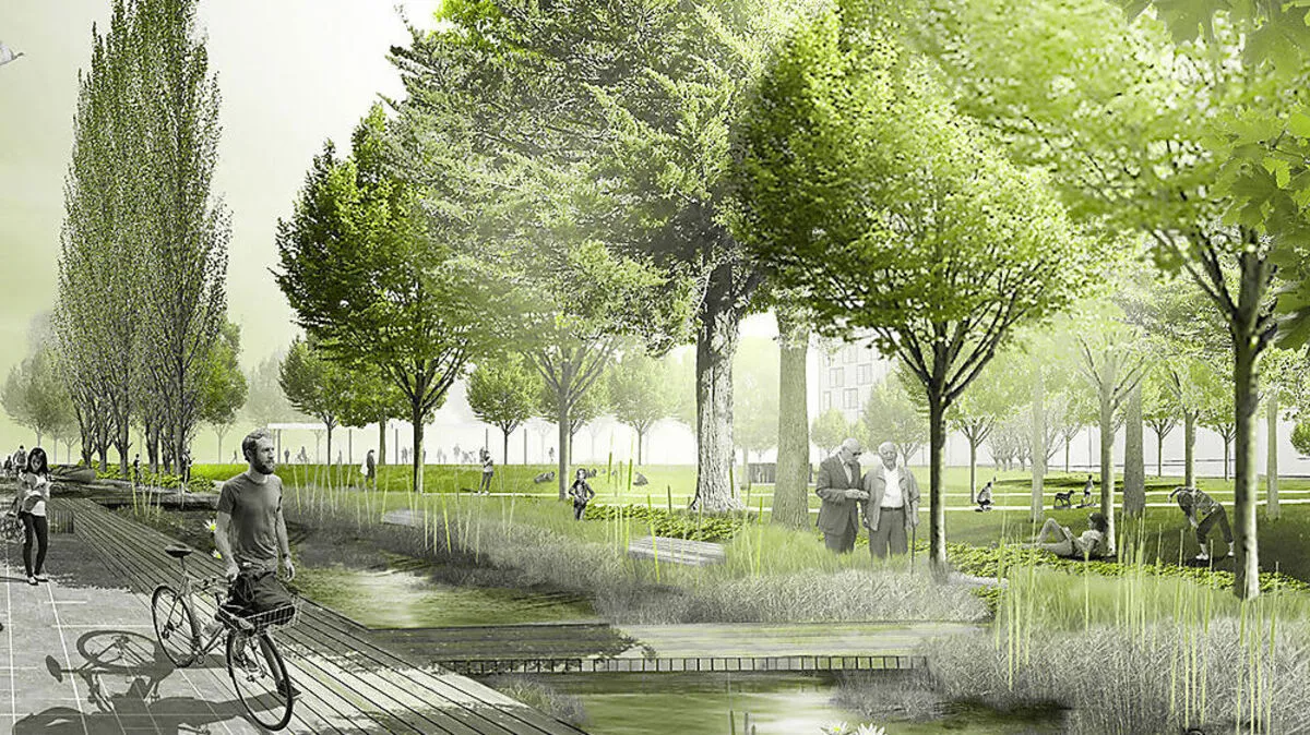 Zukunftsperspektive: So sieht die Parkplanung aus.