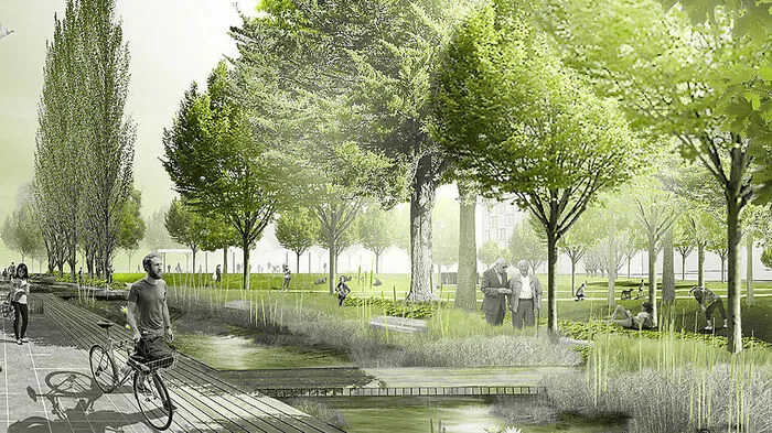 Zukunftsperspektive: So sieht die Parkplanung aus.