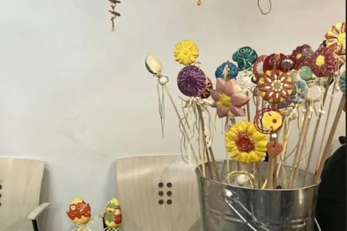 Es gab auch Schmuck, Trockenblumen oder Almenlandkräuter zu erwerben. 