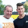 Dominic Thiem und Günter Bresnik - hier im Jahr 2017 - haben Rechtsstreit beigelegt