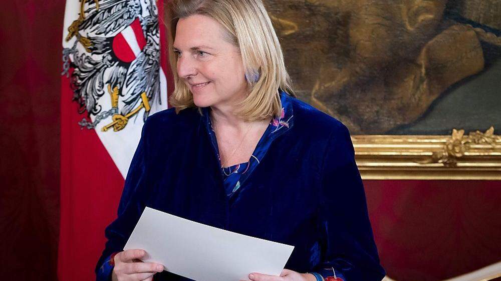 Die neue Außenministerin, Karin Kneissl