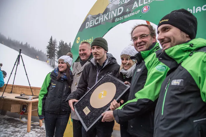 Ebenfalls mit von der Skiopening-Party: Rapper Alligatoah