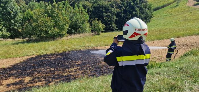 Auch eine Wärmebildkamera kam zum Einsatz