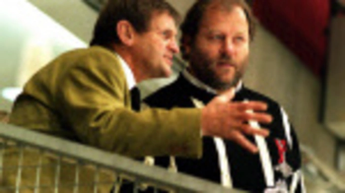 Hannes Kartnig (rechts) mit Walter Znenahlik