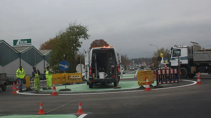Ab nächster Woche gilt beim Kreisverkehr im Süden Wolfsbergs freie Fahrt
