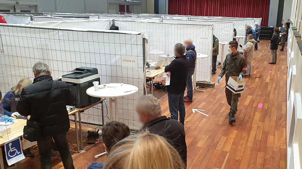 In der Teststation in Gleisdorf wird seit Montag getestet