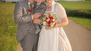 Eva und Siegfried Bromann mit Sohn Matthias