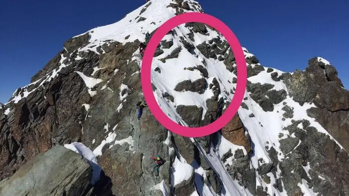 Gesicht im Berg