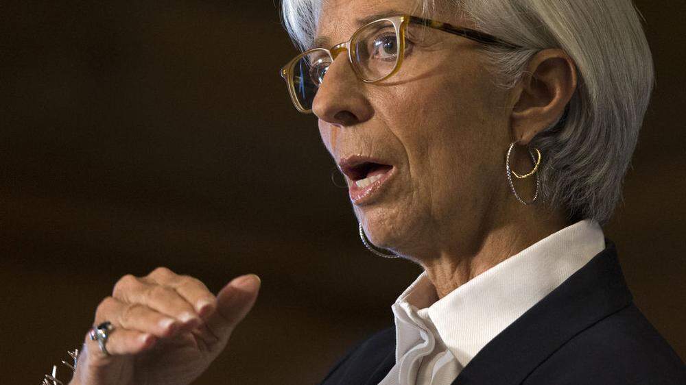IWF-Chefin Christine Lagarde warnte kürzlich schon vor einer Verlangsamung des Wirtschaftswachstums.