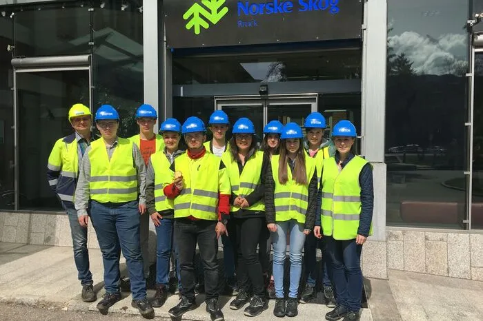 Ein Besucher in der Norske Skog war vor dem Termin in Graz nötig, um die Recherchearbeit abschließen zu können.