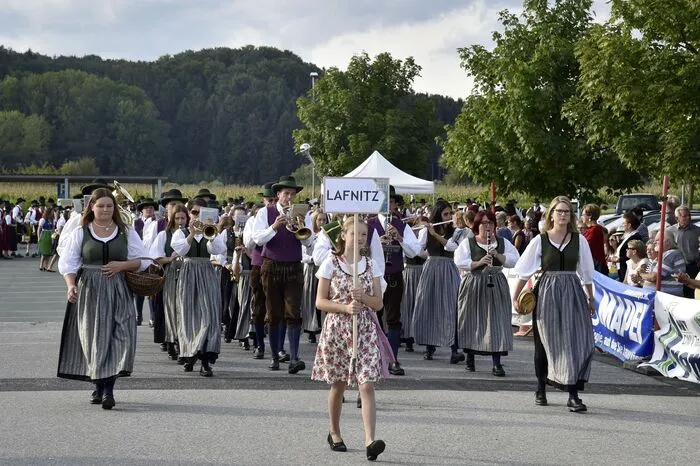 Als Gastkapelle mit dabei war auch der Musikverein Seewalchen am Attersee