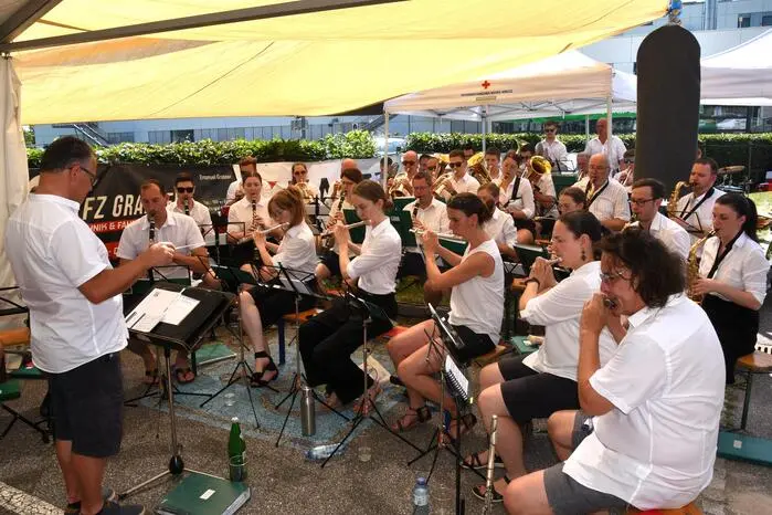 Musikalisch umrahmt wurde das Fest von der Stadtkapelle Hartberg unter der Leitung von Heinz Steinbauer