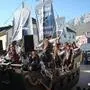 Die in Piratengewänder gehüllten Pruggerer Faschingsnarren (alias „Prufan“) siegten beim Voting