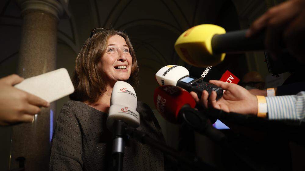 Vom Wahlsieg völlig überrumpelt: KPÖ-Chefin Elke Kahr