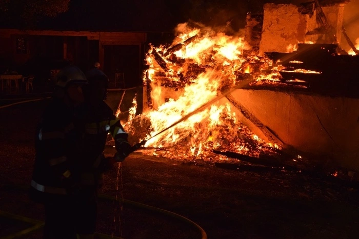 Das Wohnhaus stand im Vollbrand.