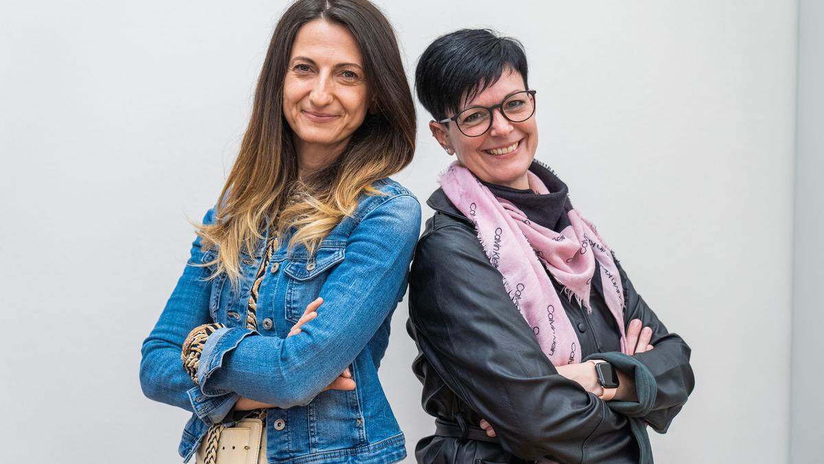 Das Go-On-Team Weiz: Astrid Geiger und Simone Hutter