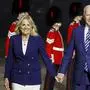 Jill und Joe Biden bei der Ankunft  in England 