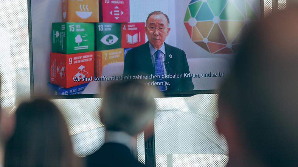 Ban Ki-moon lobt Österreichs Engagement für Dialog und Partnerschaften, um die Umsetzung der 17 Ziele voranzutreiben