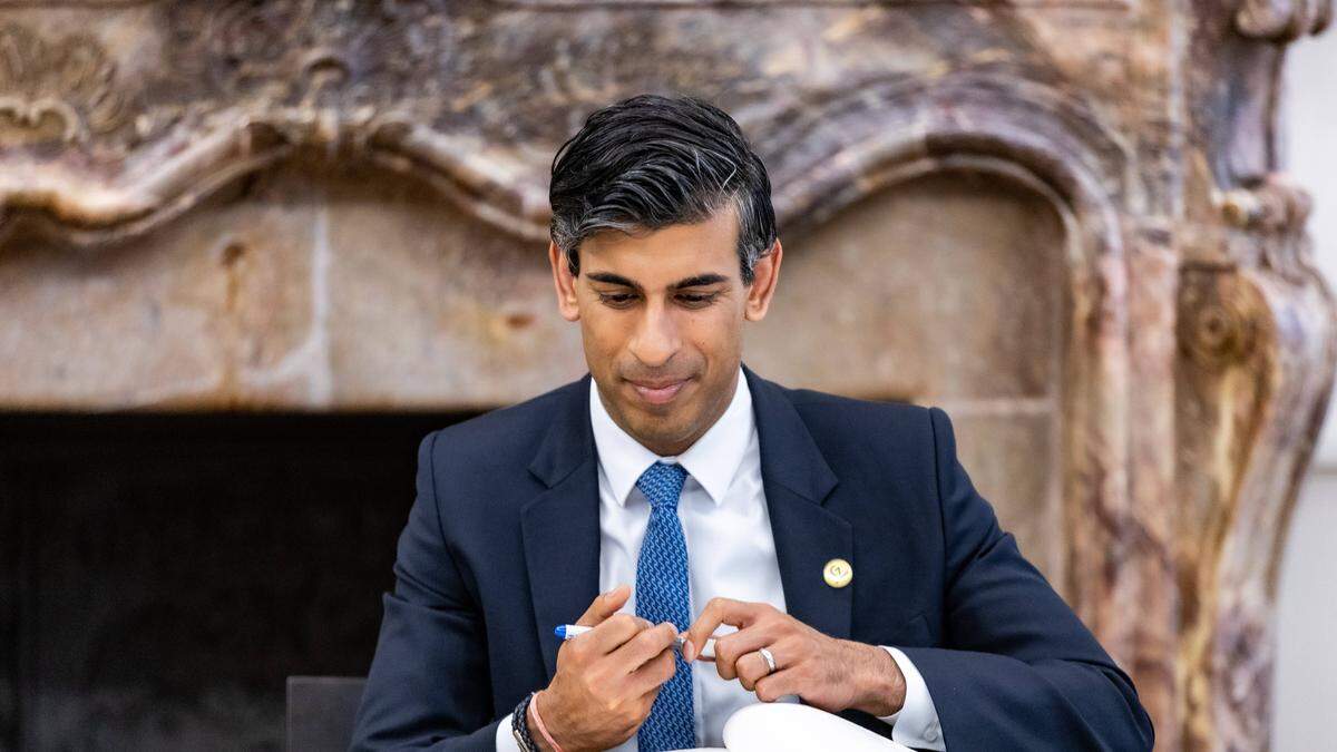 Bislang glück- und erfolglos: Premierminister Rishi Sunak | Bislang glück- und erfolglos: Premierminister Rishi Sunak