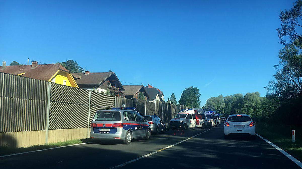 Ein Unfall ereignete sich auf der Turracher Straße bei Feldkirchen