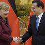 Merkel mit Chinas Staatschef Xi Jinping