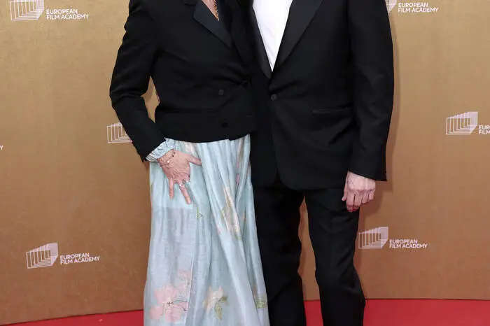 Mads Mikkelsen mit Ehefrau Hanne Jacobsen