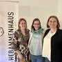 v.l.n.r.: Sabrina De Zordo, Cecilia Gori und Melanie Pfeiffer sind auch als Hausgeburtshebammen tätig
