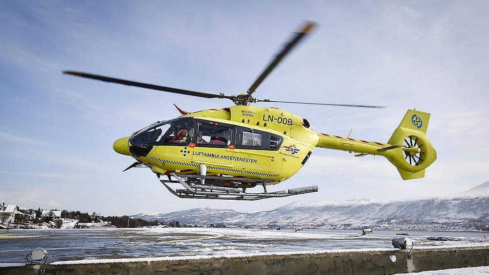 Die Frau wurde schwer verletzt mit dem Rettungshubschrauber nach Tromsö geflogen