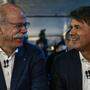 Die Köpfe der Allianz: Daimler-Chef Daimler AG Dieter Zetsche und BMW-Chef Harald Krüger 