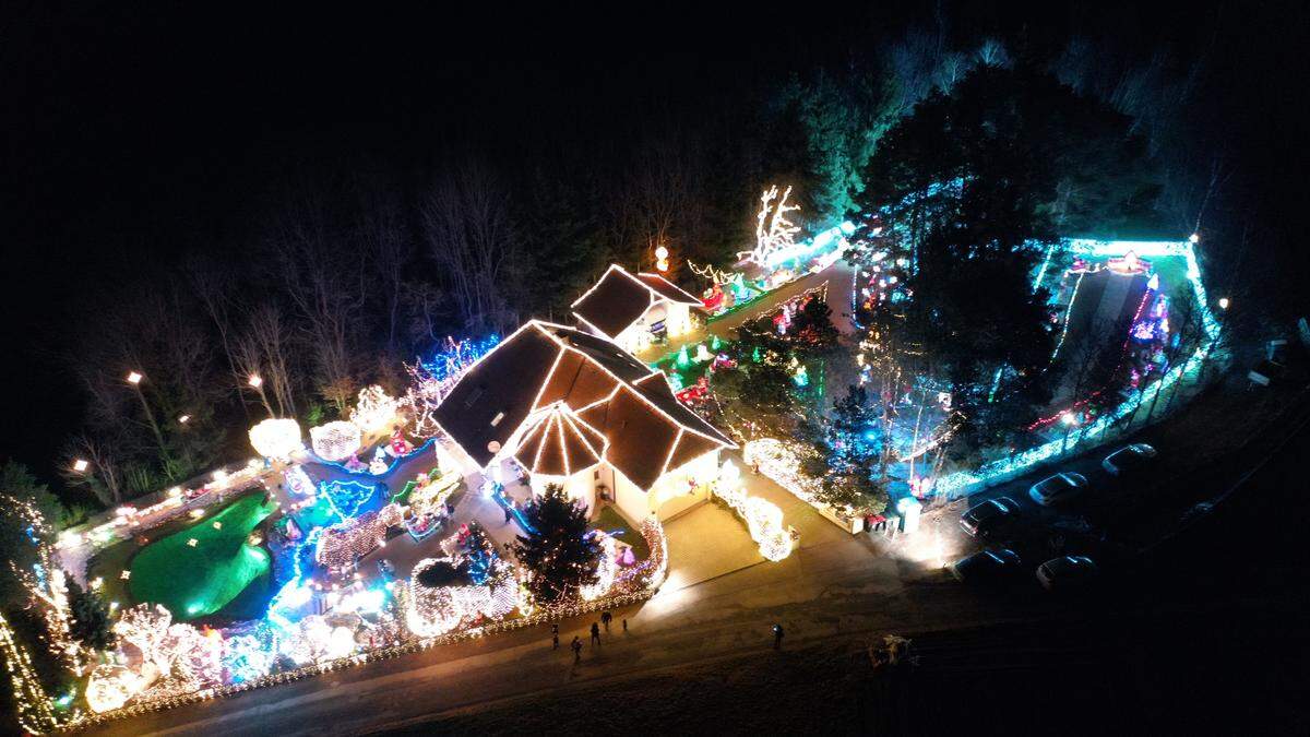 In der Adventzeit wird das Weihnachtshaus in Bad Tatzmannsdorf wieder leuchten