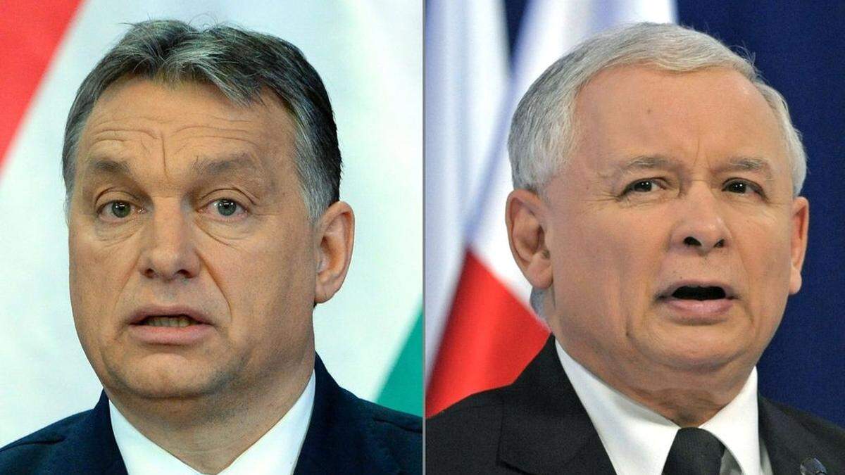 Viktor Orban und Jaroslaw Kaczynski