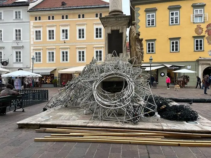 Am Alten Platz laufen die Arbeiten