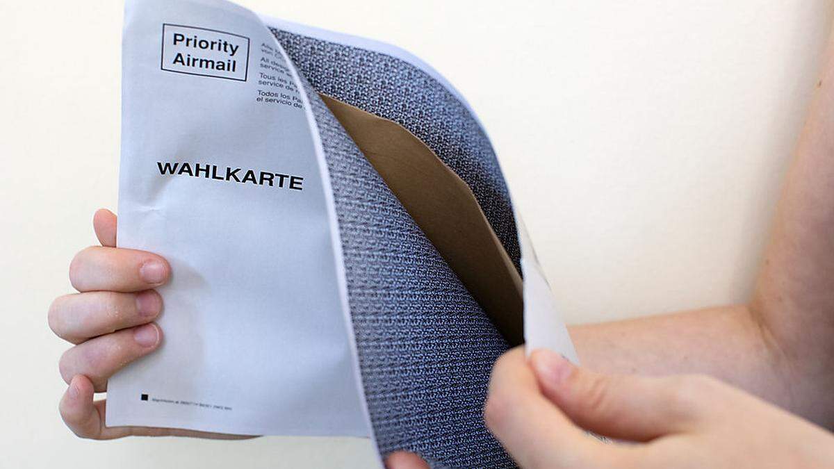 Schadhafte Wahlkarte