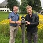 Bürgermeister Anton Napetschnig und Schauspieler Max Müller (von links)