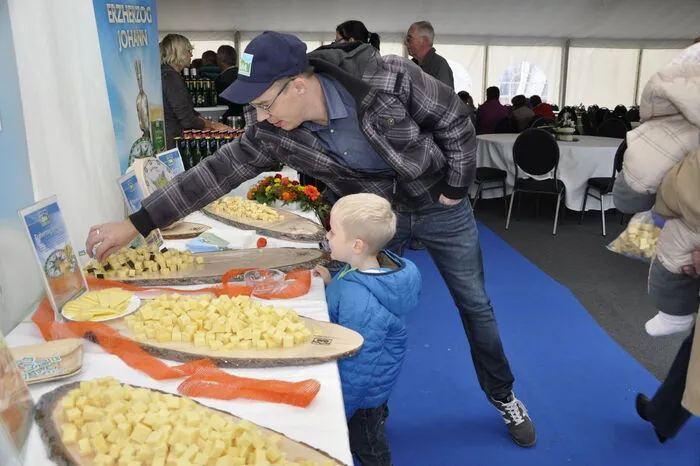 Der beliebteste Snack war jedoch eindeutig Käse...