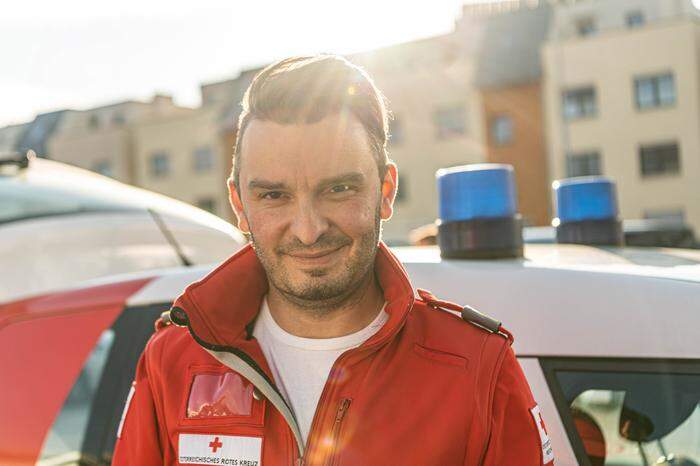 Markus Pumm, der stellvertretende Landesrettungskommandant des steirischen Roten Kreuz