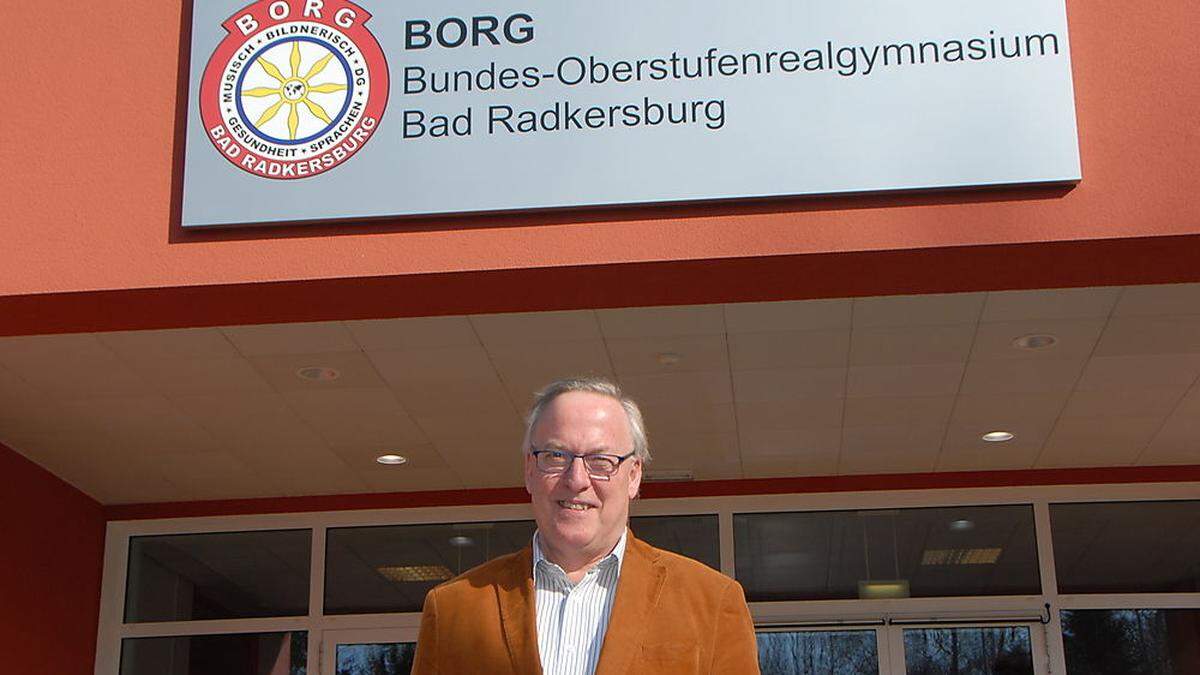 Direktor Eduard Fasching verbindet mit dem Borg Bad Radkersburg auch seine Biografie intensiv