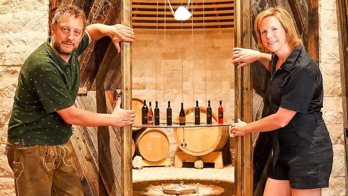 Auch Alexander und Petra Egger vom Weingut Sternberg werden ihre Türen für Interessierte öffnen