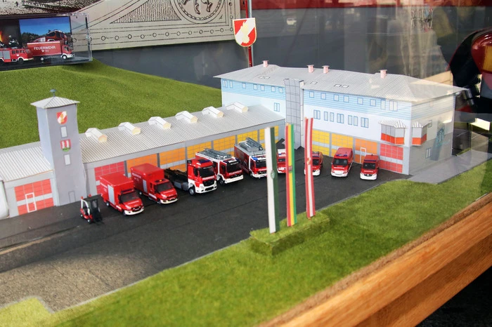 Im Vergleich: Das ist das Modell des aktuellen Rüsthauses.