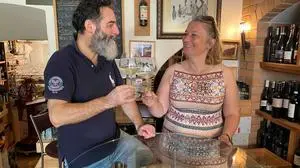 Mario Urso und Alexandra Urso-Tabernig fiebern dem Spiel Österreich gegen Italien entgegen