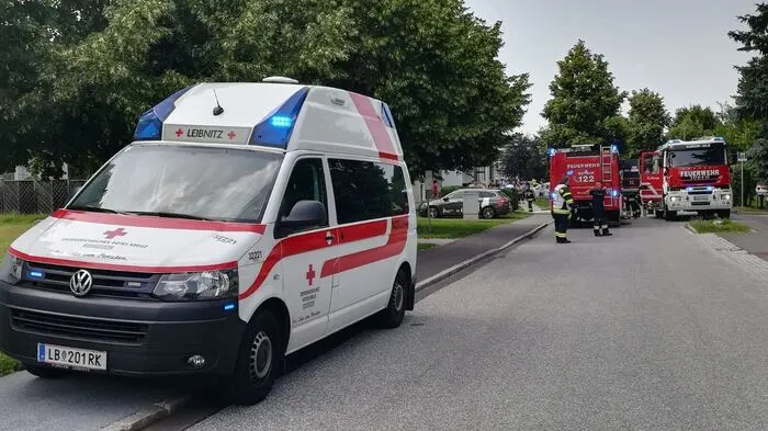 In einer Tiefgarage in Leibnitz brach am Freitagnachmittag Feuer aus.