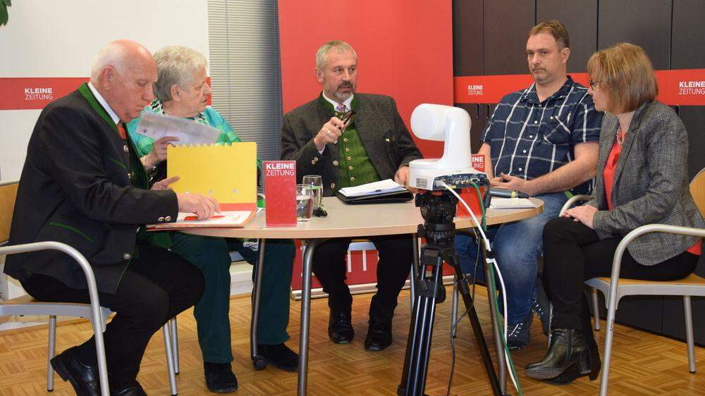 Bei der Kleinen Zeitung in Liezen diskutierten Spitzenkandidaten aus Aussee am Mittwoch noch miteinander - in Graz mussten diese Gesprächsrunden nun abgesagt werden