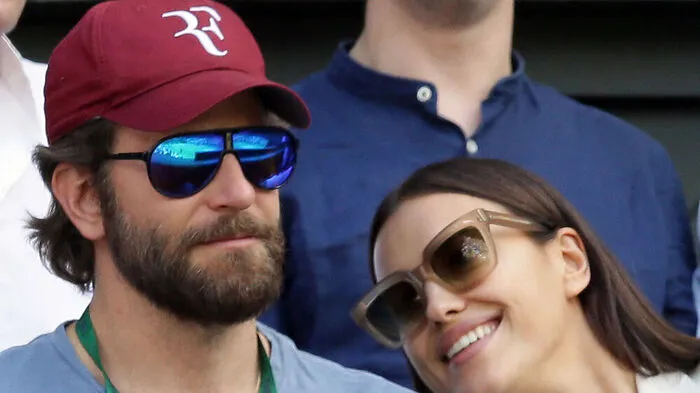 Schauspieler Bradley Cooper mit Model Irina Shayk als Begleitung
