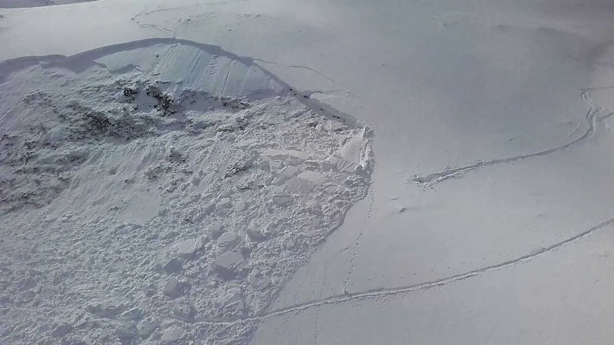 Lawinenabgang auf dem Zettersfeld