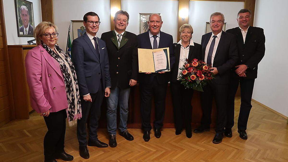 Siegfried Schrittwieser wurde am Freitagabend zum Thörler Ehrenbürger ernannt