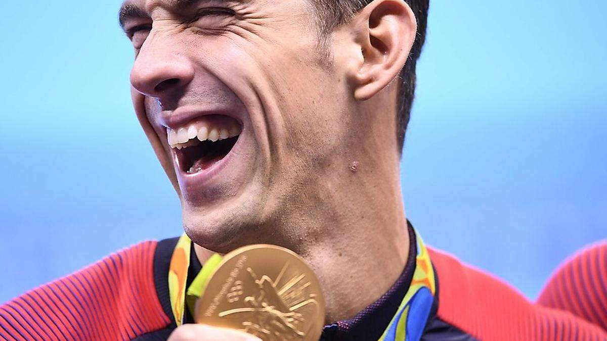 Michael Phelps beendet standesgemäß seine Karriere