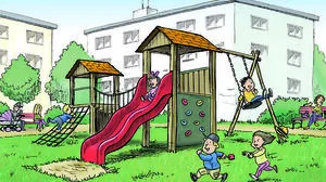 Spielplätze müssen so ausgestattet sein, dass sie sicheres Spielen im Freien ermöglichen