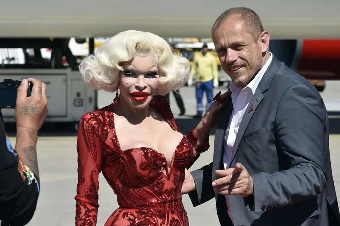 Amanda Lepore mit Gery Keszler