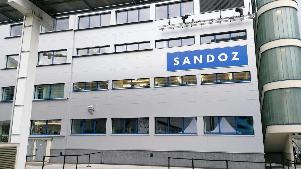 Das Gebäude der neuen Produktionsanlage zur Herstellung von Penicillin-Wirkstoffen des Schweizer Generika-Herstellers Sandoz